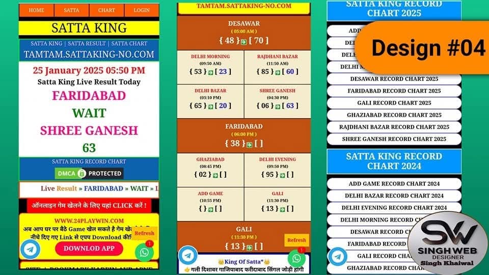 SattaKing Result site