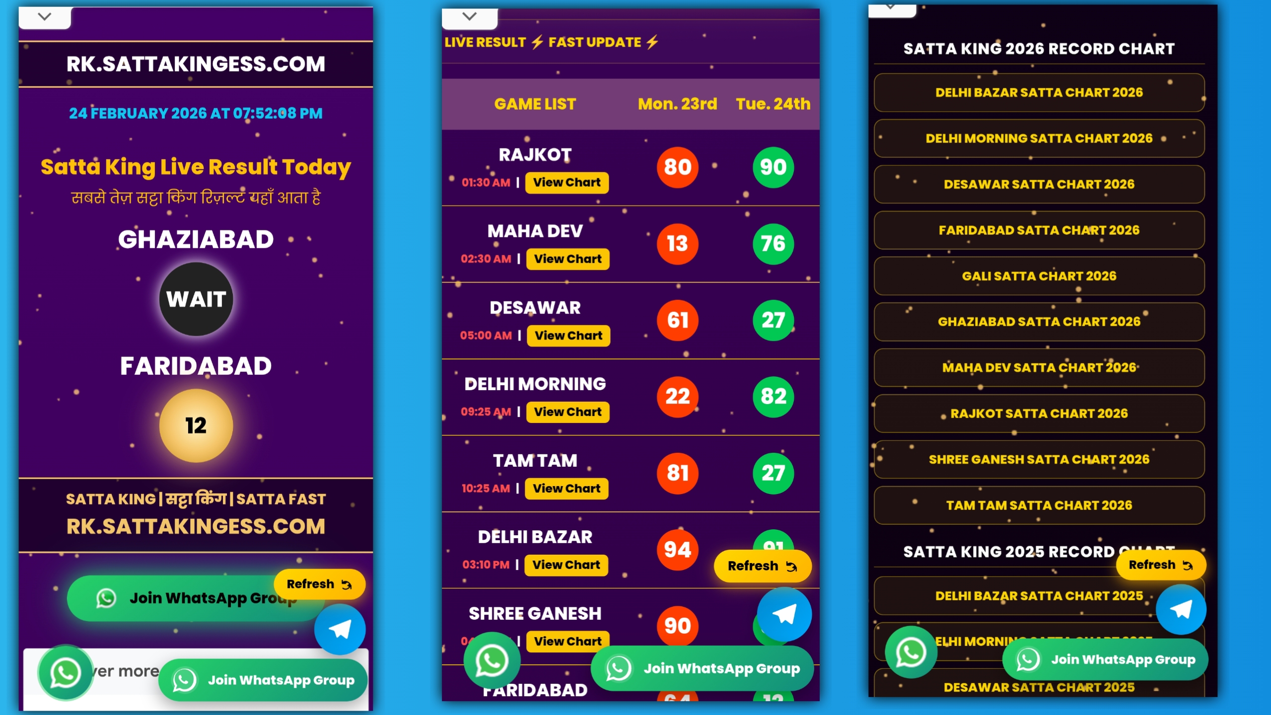 SattaKing Result Site #12